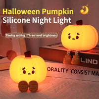 Halloween Pumpkin Soft Silicone Lamp Touch