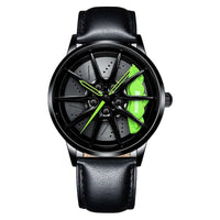 Rev Up Your Style: The Spinning Car Wheel Design Watch for Men