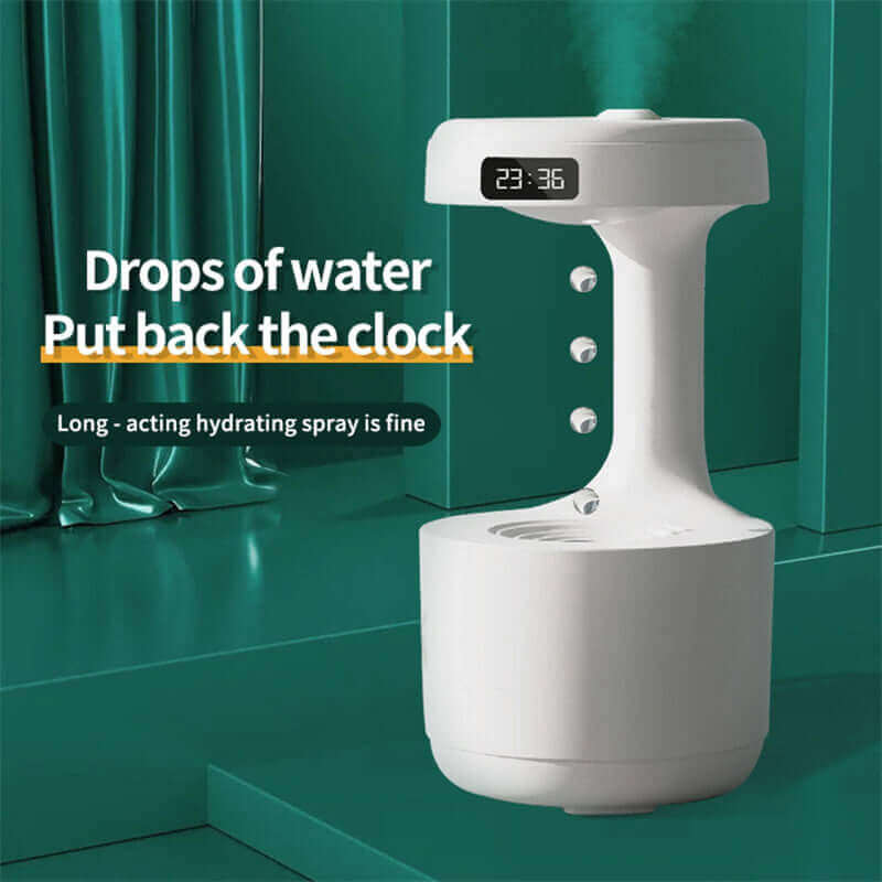 Bedroom Anti-Gravity Humidifier With Clock