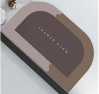 Diatom Mud Soft  Diatomaceous Earth Absorbent Foot Mat