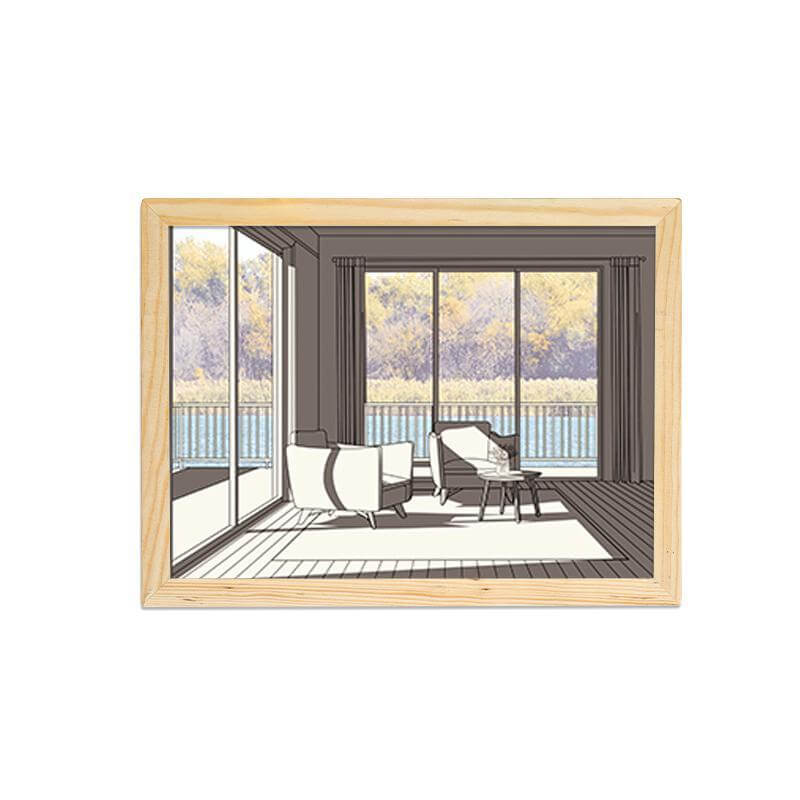 LED Decorative Bedside Painting