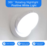 Rotating Human Body Sensor Light for Wardrobe