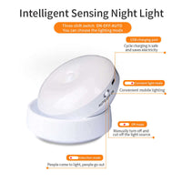 Rotating Human Body Sensor Light for Wardrobe