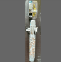 Water Saving Shower Head with 360-Degree Rotation - Pressurized, Built-in Turbofan, Detachable