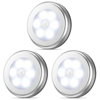 Motion Sensor LED Night Light - Magnetic, Battery-Operated