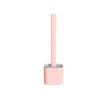 Flexible Toilet Brush with Holder - Mold-Proof, Anti-Drip, Quick-Drying